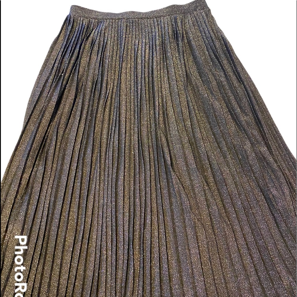 Maxi glittery skirt